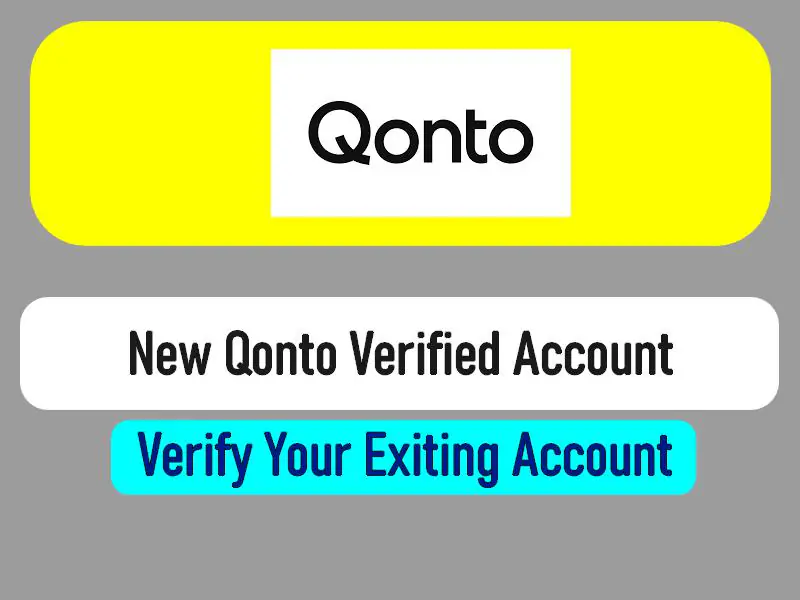 Qonto Account / identity verification